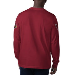 Starter Clutch Hit Long Sleeve T-Shirt - Arizona Cardinals T-shirts