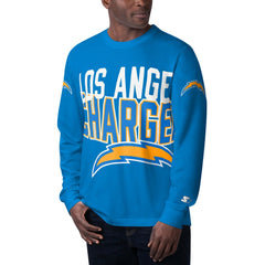 Starter Clutch Hit Long Sleeve T-Shirt - Los Angeles Chargers T-shirts