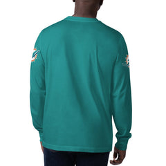 Starter Clutch Hit Long Sleeve T-Shirt - Miami Dolphins T-shirts