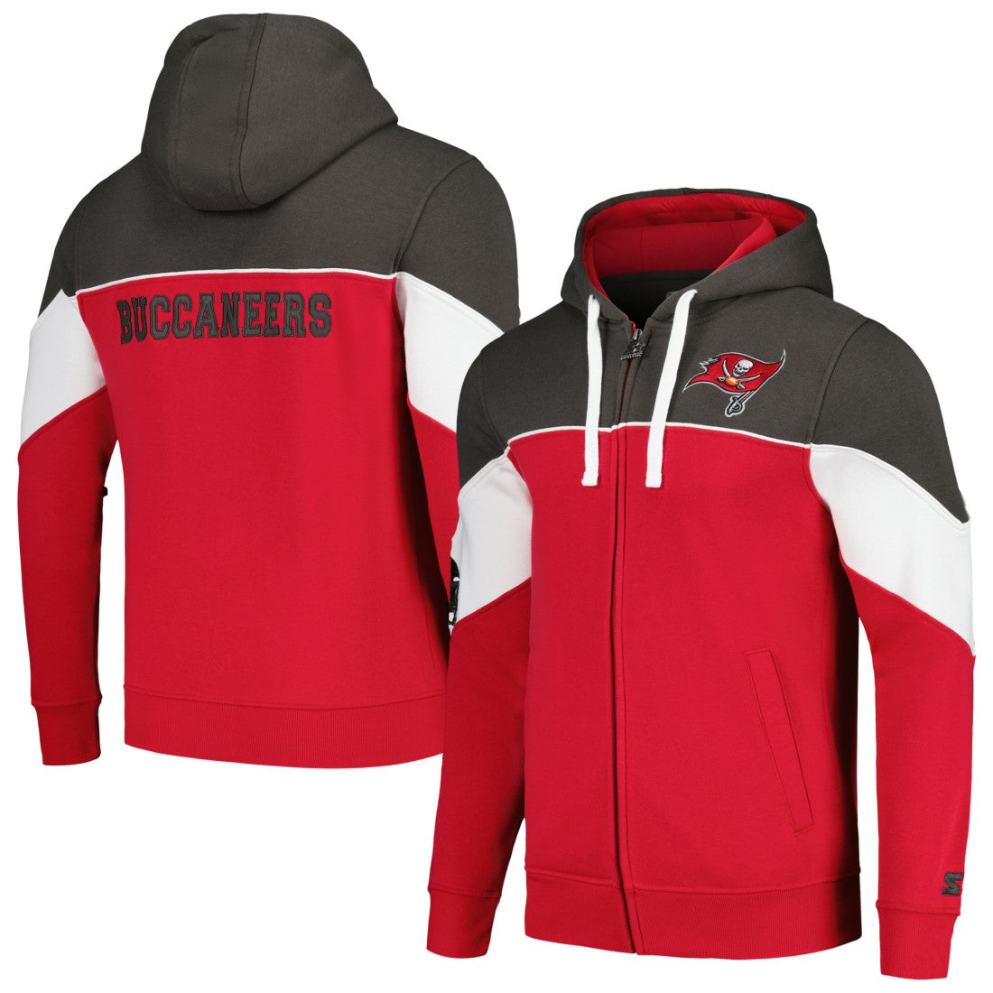 Starter Running Back Full-Zip Hoodie - Tampa Bay Buccaneers Hoodies