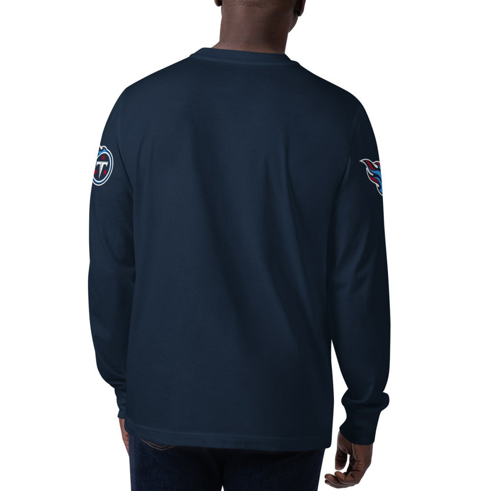 Starter Clutch Hit Long Sleeve T-Shirt - Tennessee Titans T-shirts