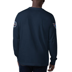 Starter Clutch Hit Long Sleeve T-Shirt - Tennessee Titans T-shirts