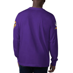 Starter Clutch Hit Long Sleeve T-Shirt - Minnesota Vikings T-shirts