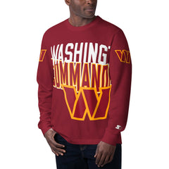Starter Clutch Hit Long Sleeve T-Shirt - Washington Commanders T-shirts