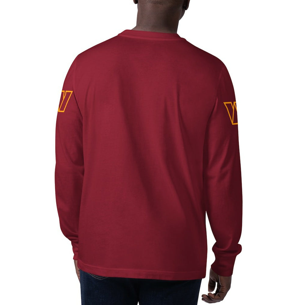 Starter Clutch Hit Long Sleeve T-Shirt - Washington Commanders T-shirts