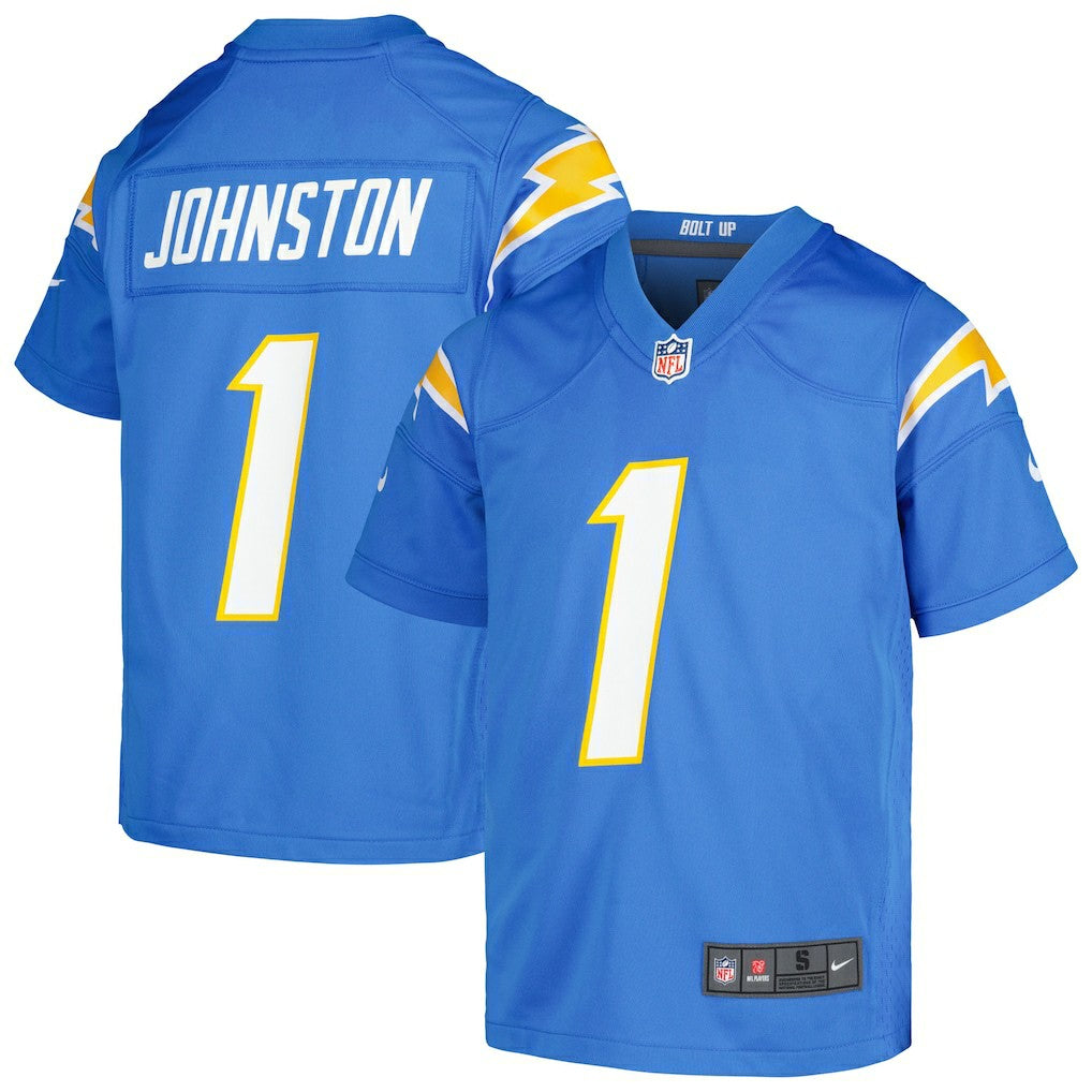 Quentin Johnston  Youth Game Jersey - Los Angeles Chargers Jerseys