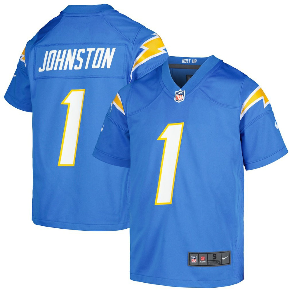 Quentin Johnston  Youth Game Jersey - Los Angeles Chargers Jerseys