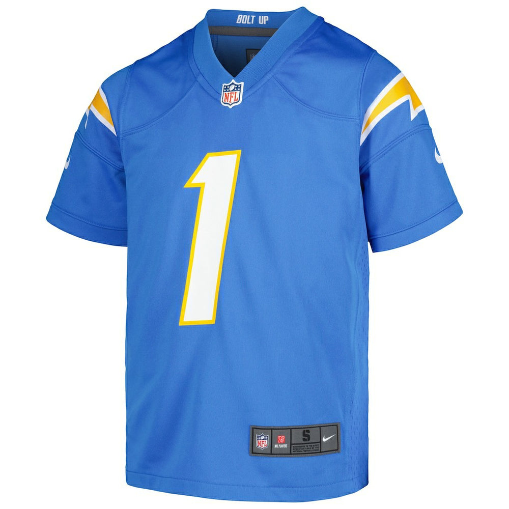 Quentin Johnston  Youth Game Jersey - Los Angeles Chargers Jerseys