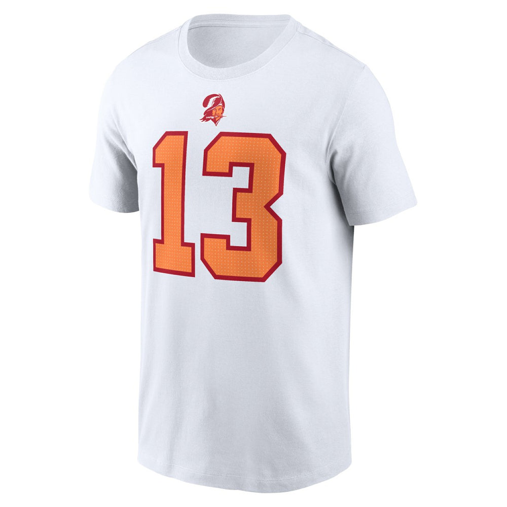 Mike Evans '76  50th Season Name & Number T-Shirt - Tampa Bay Buccaneers T-shirts