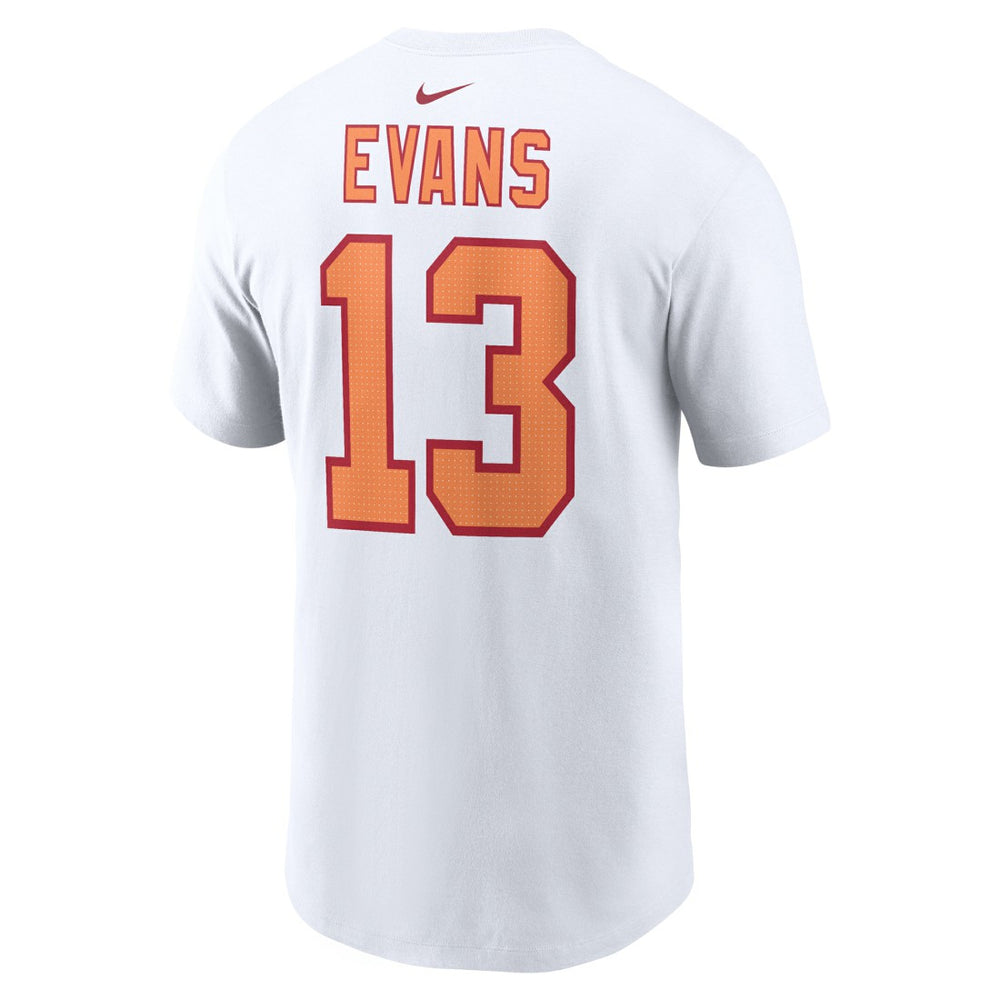 Mike Evans '76  50th Season Name & Number T-Shirt - Tampa Bay Buccaneers T-shirts