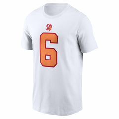 Baker Mayfield '76  50th Season Name & Number T-Shirt - Tampa Bay Buccaneers T-shirts