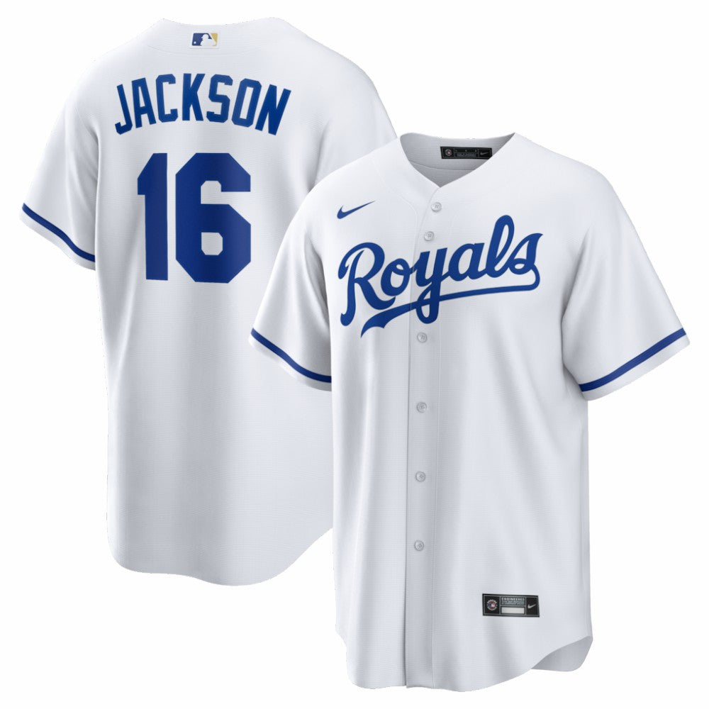 White Bo Jackson Kansas City Royals Nike Home Retired Player Replica Jersey