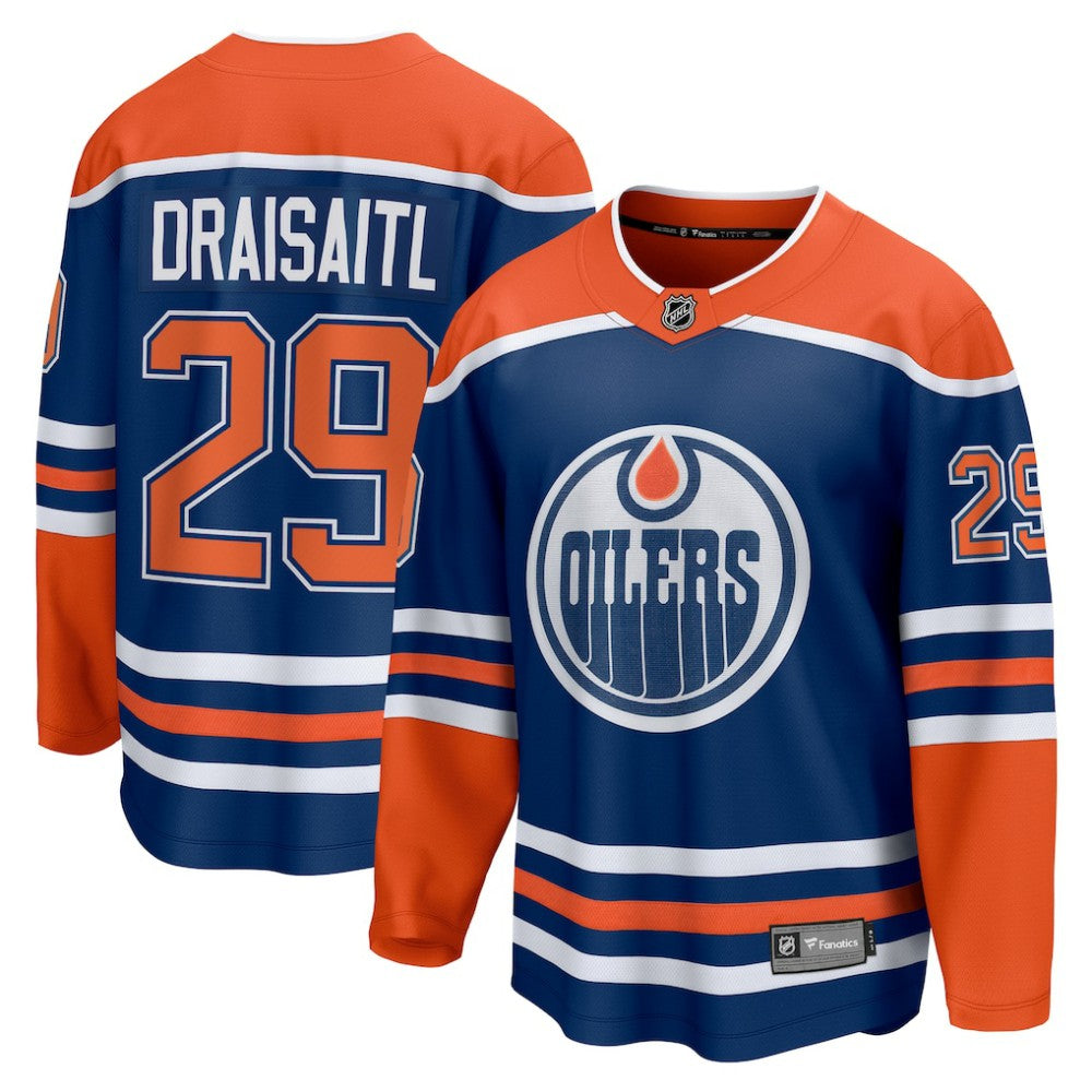 NHL Leon Draisaitl Edmonton Oilers Fanatics Home Breakaway Jersey