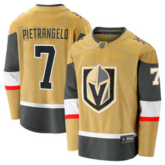 NHL Alex Pietrangelo Vegas Golden Knights Fanatics Home Breakaway Jersey
