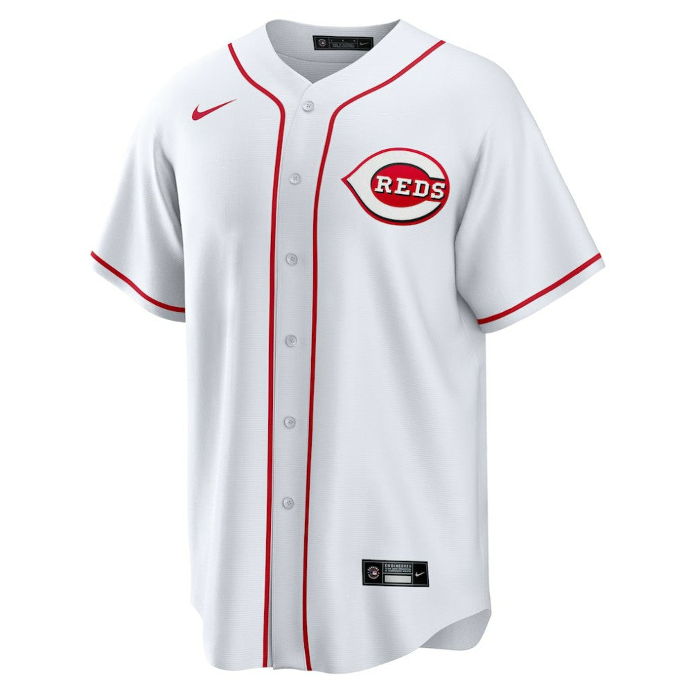 White Ke'Bryan Hayes Cincinnati Reds Nike Home Replica Jersey