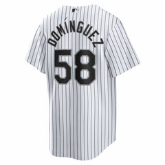 White Seranthony Domínguez Chicago White Sox Nike Home Replica Jersey