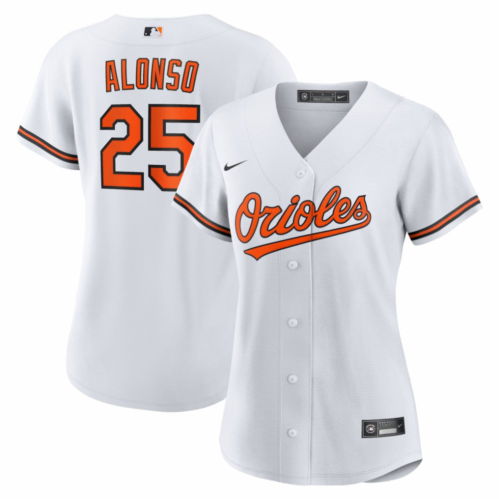 White Pete Alonso Baltimore Orioles Nike Women's Home Replica Jersey