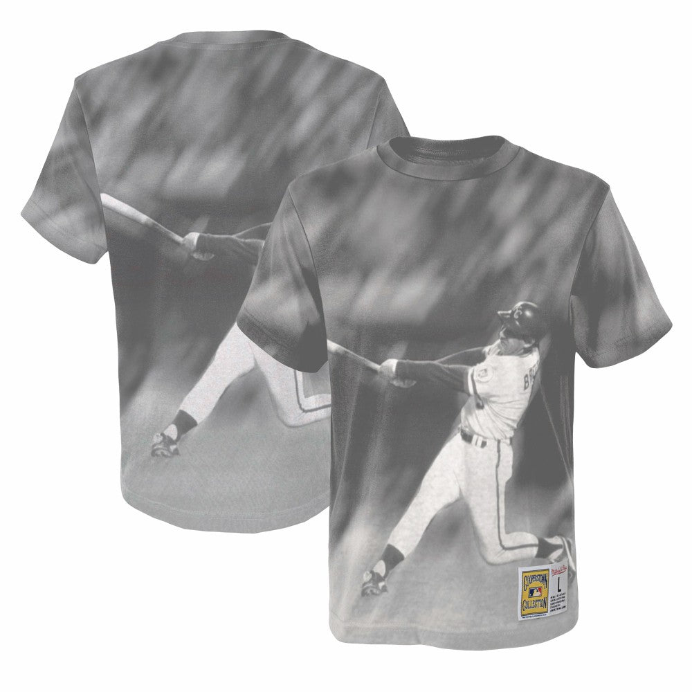 White George Brett Kansas City Royals Mitchell & Ness Youth Sublimated Player T-Shirt