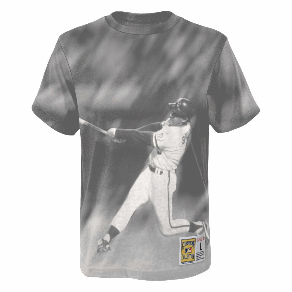 White George Brett Kansas City Royals Mitchell & Ness Youth Sublimated Player T-Shirt
