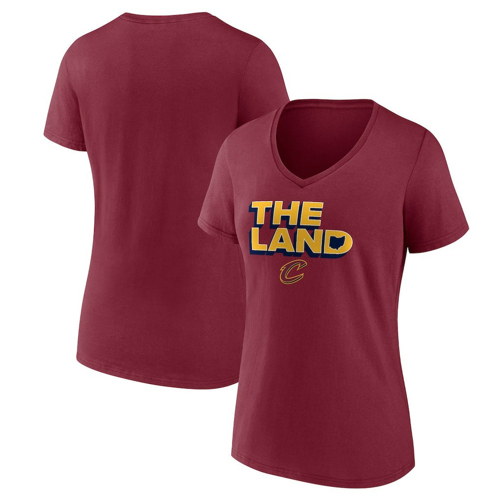 Cleveland Cavaliers Women's Hometown Collection The Land V-Neck T-Shirt sale