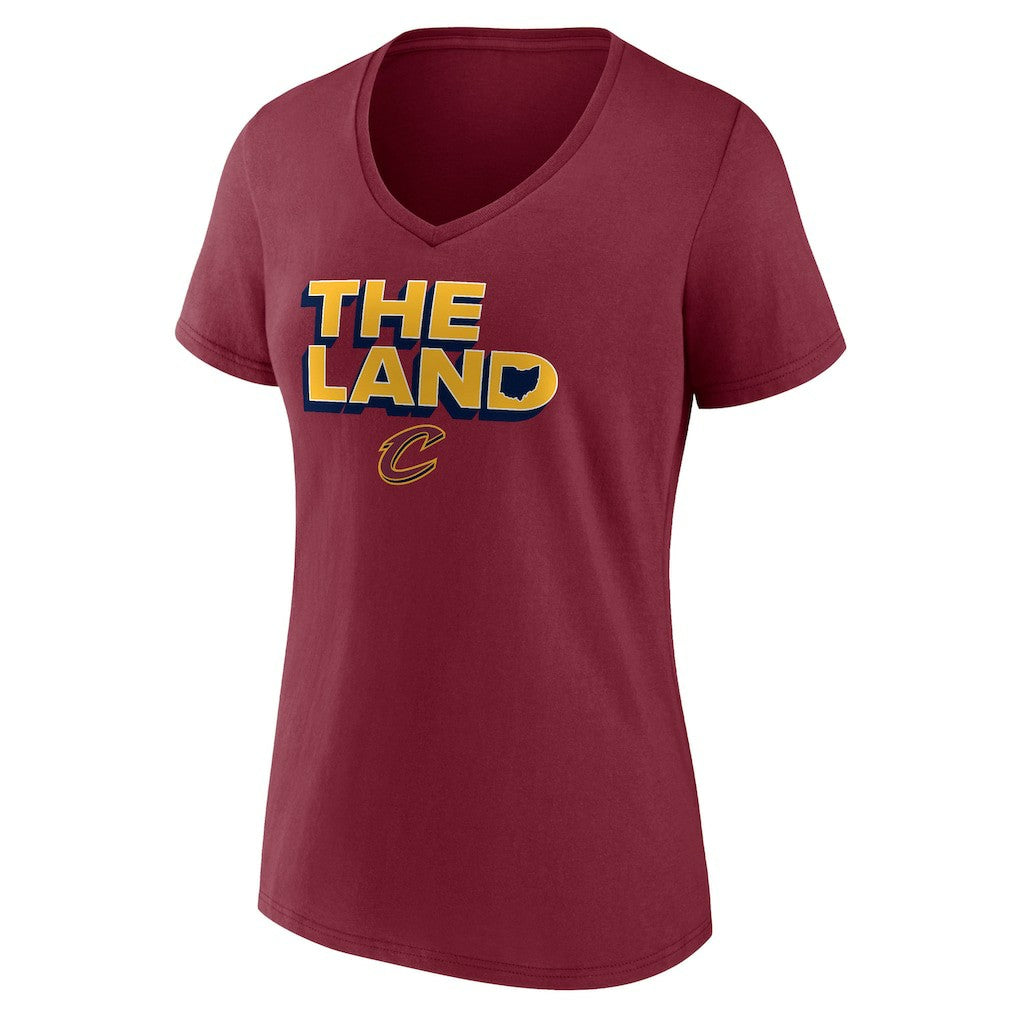 Cleveland Cavaliers Women's Hometown Collection The Land V-Neck T-Shirt sale