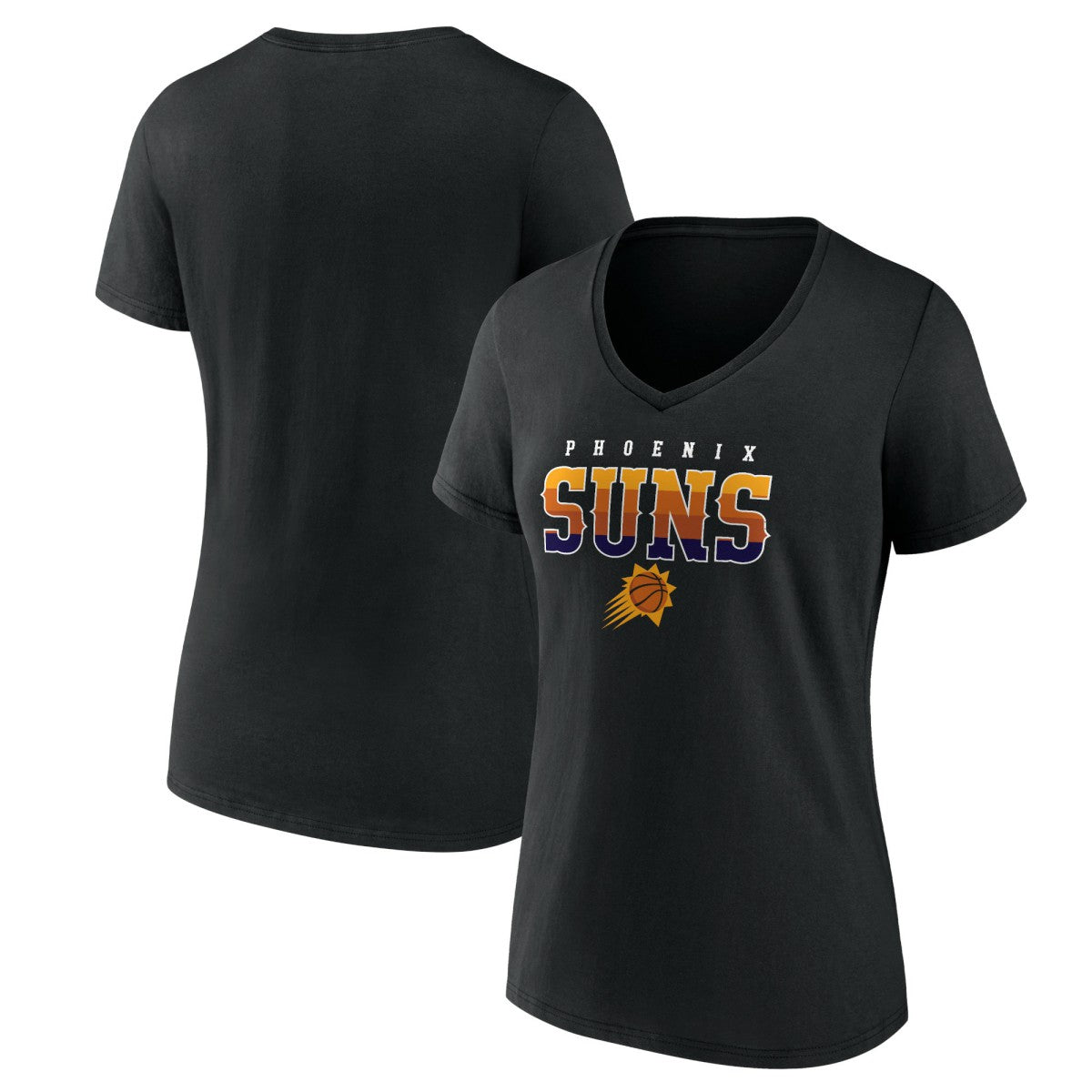 Phoenix Suns Women's Hometown Collection Sunrise V-Neck T-Shirt