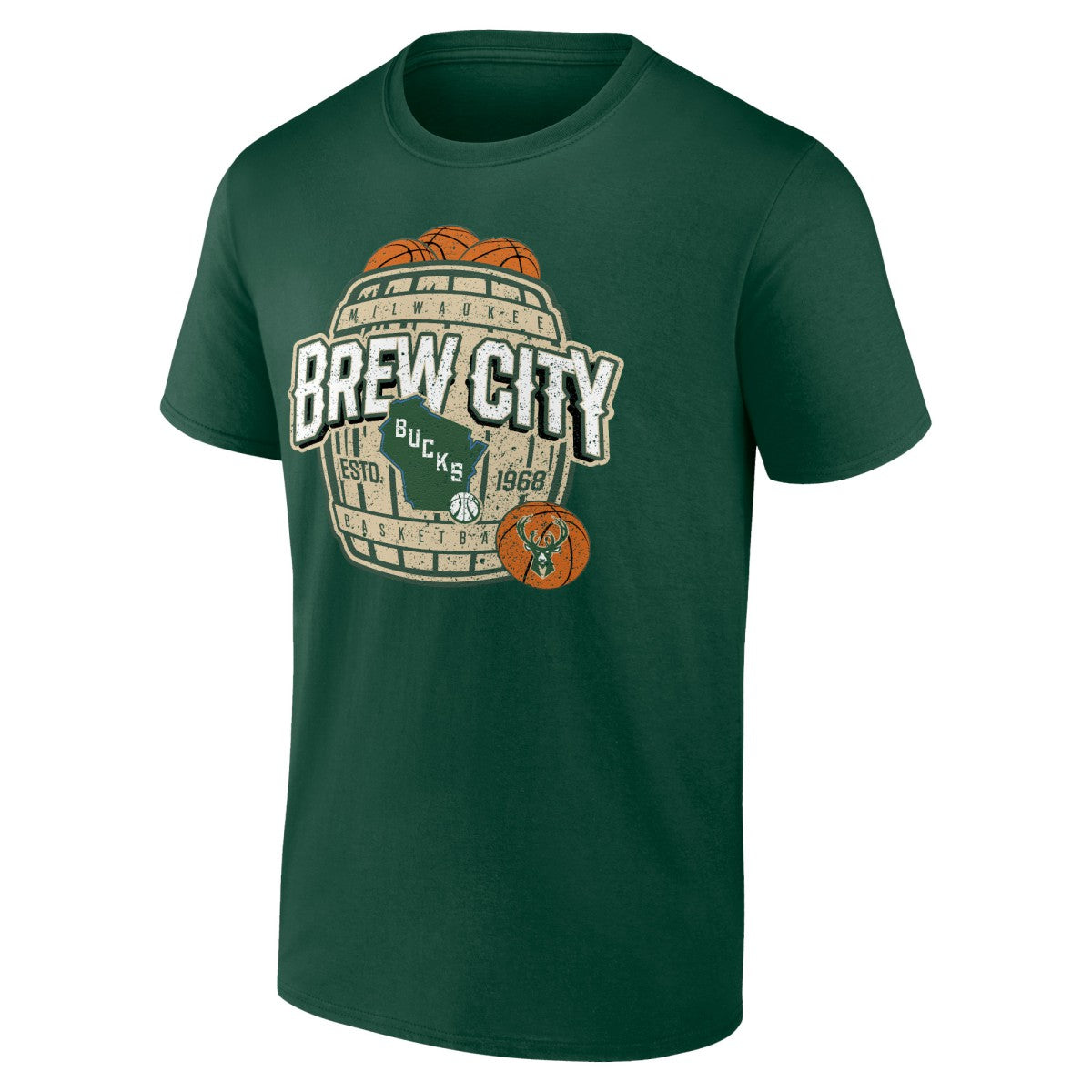 Milwaukee Bucks Hometown Collection Brew City T-Shirt