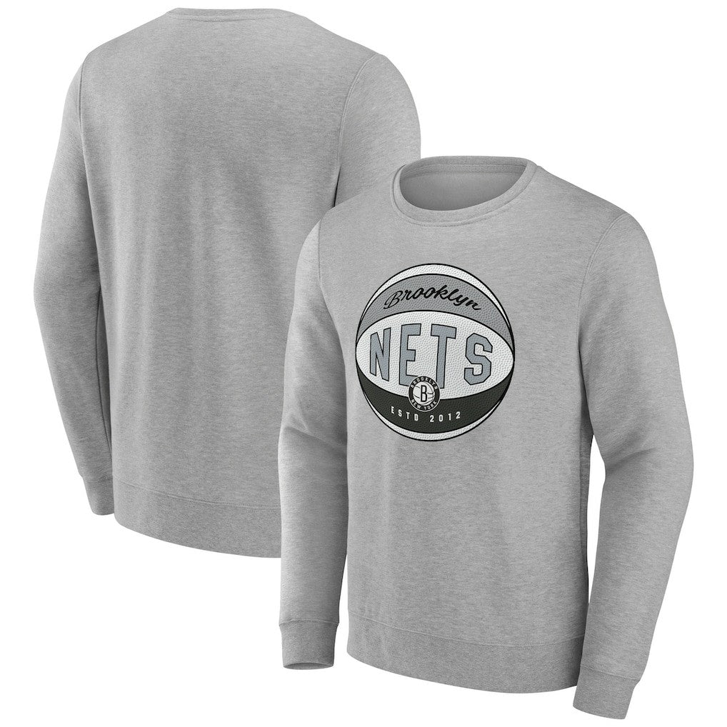 Brooklyn Nets Hard Color Pullover Sweatshirt