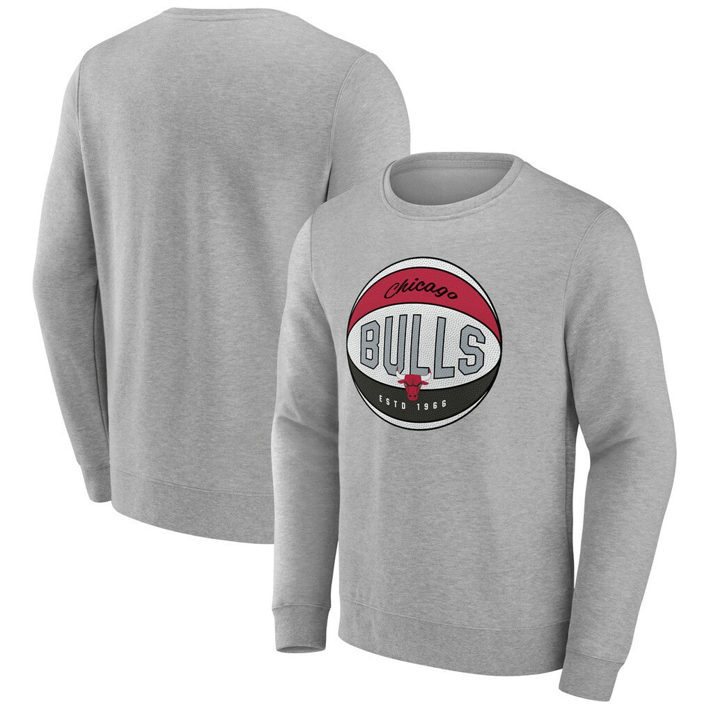 Chicago Bulls Hard Color Pullover Sweatshirt sale