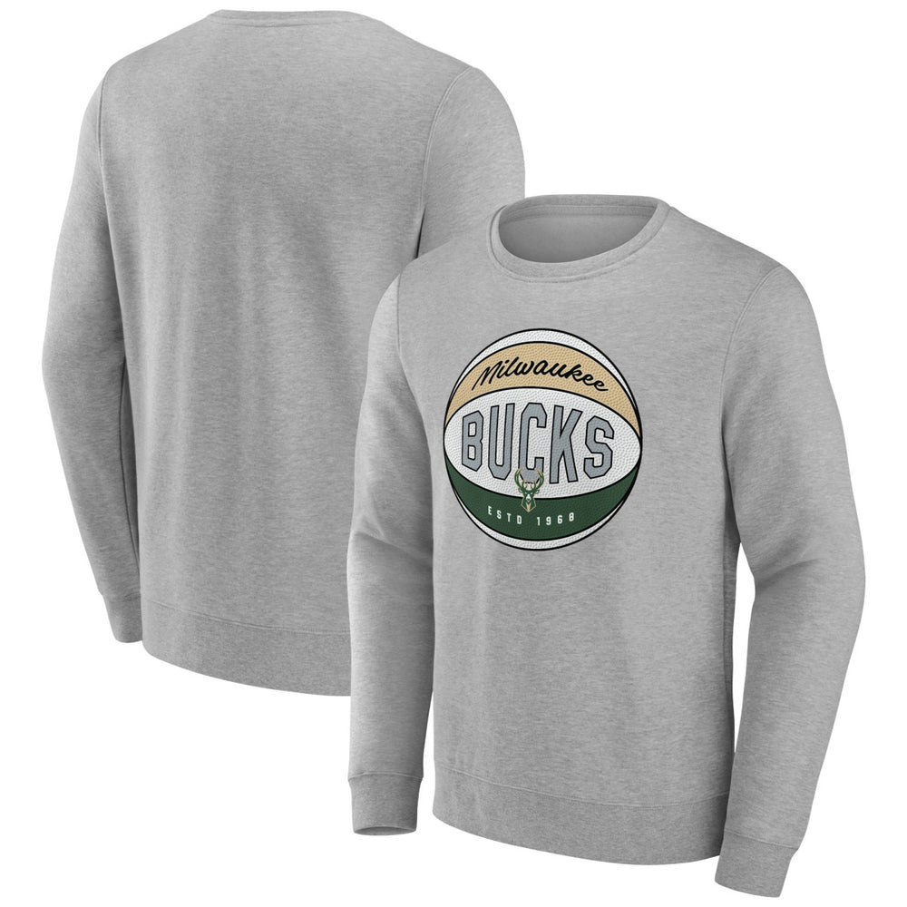 Milwaukee Bucks Hard Color Pullover Sweatshirt