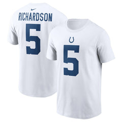 Anthony Richardson  Player Name & Number T-Shirt - Indianapolis Colts T-shirts