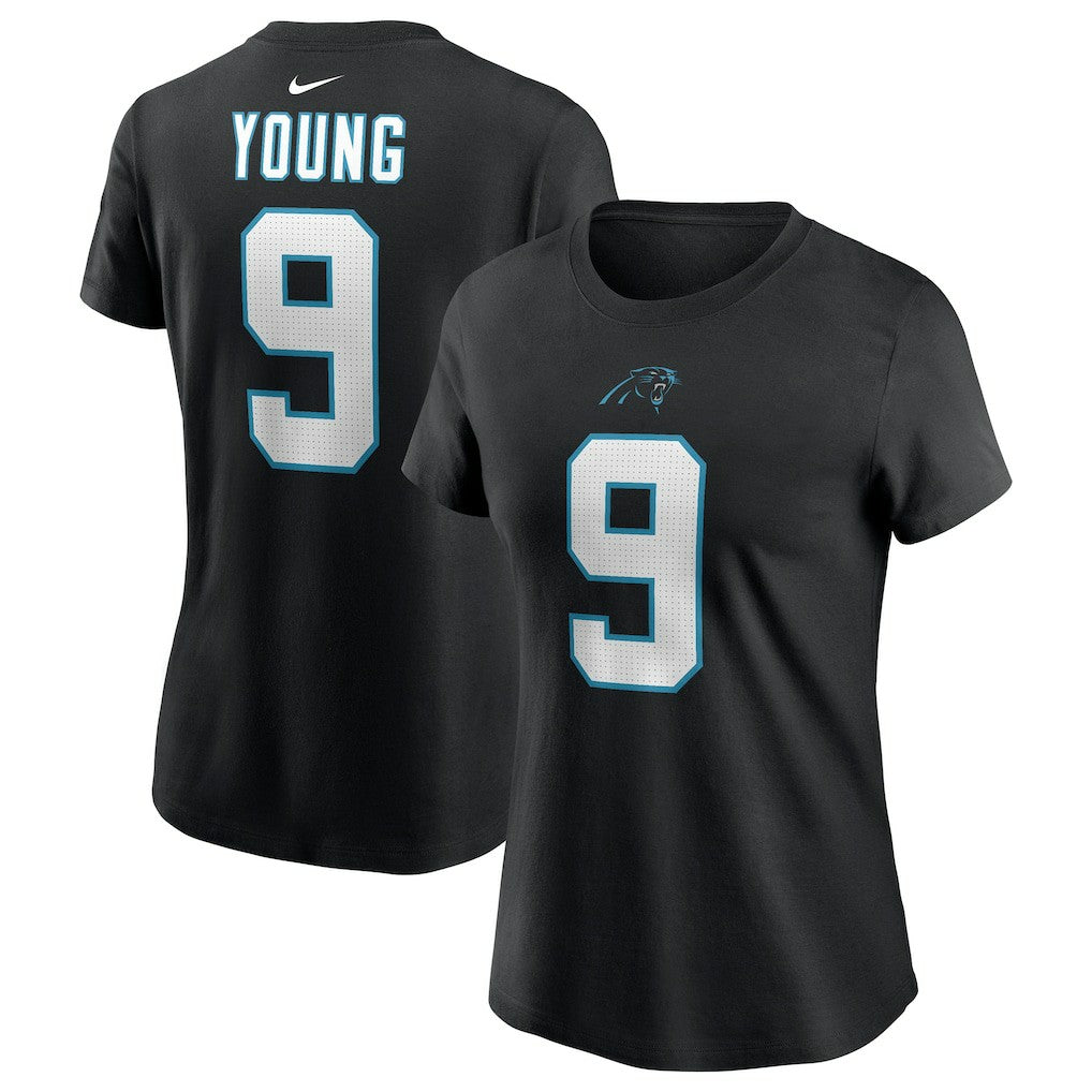 Bryce Young  Women's Player Name & Number T-Shirt - Carolina Panthers T-shirts