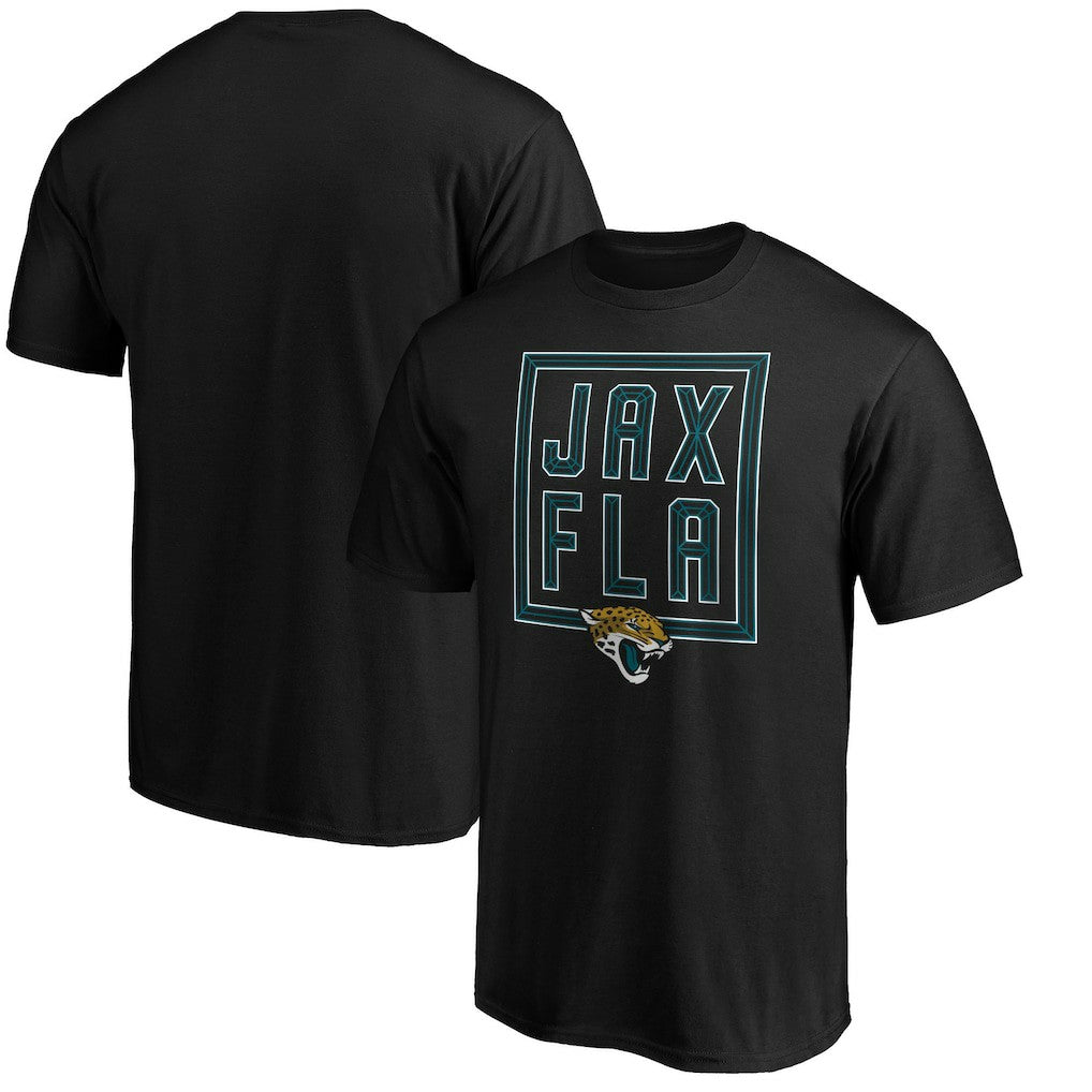 Hometown Collection Initial Outline T-Shirt - Jacksonville Jaguars T-shirts
