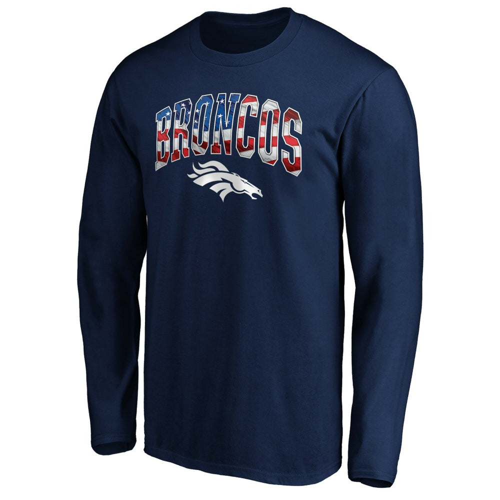 Banner Wave Long Sleeve T-Shirt - Denver Broncos T-shirts