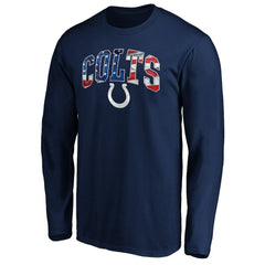 Banner Wave Long Sleeve T-Shirt - Indianapolis Colts T-shirts