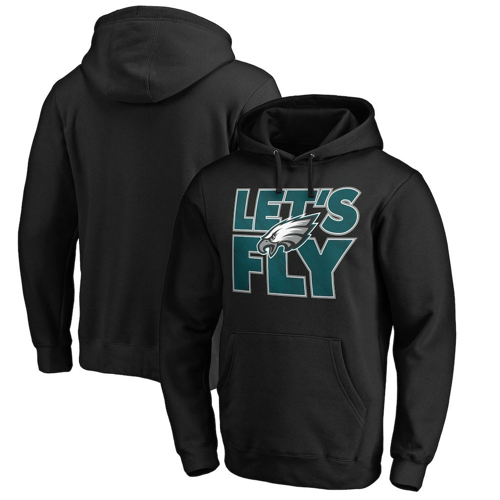 Hometown Collection Let's Fly Pullover Hoodie - Philadelphia Eagles Hoodies