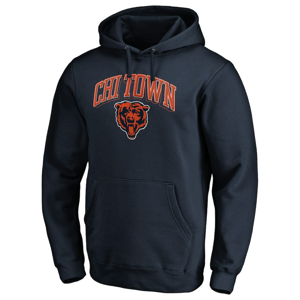 Hometown Collection Chi Town Pullover Hoodie - Chicago Bears Hoodies