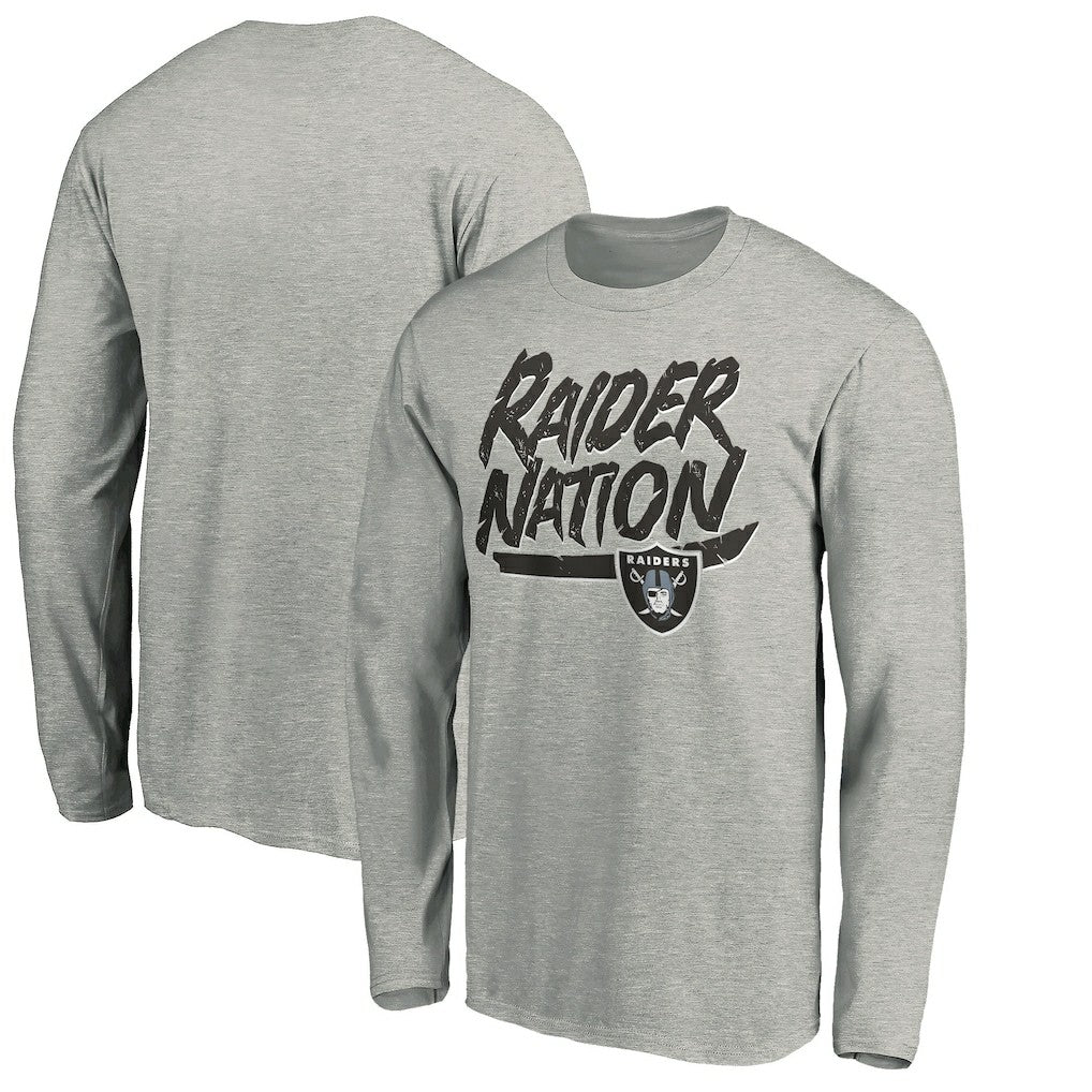 Hometown Collection Raider Nation Long Sleeve T-Shirt - Las Vegas Raiders T-shirts