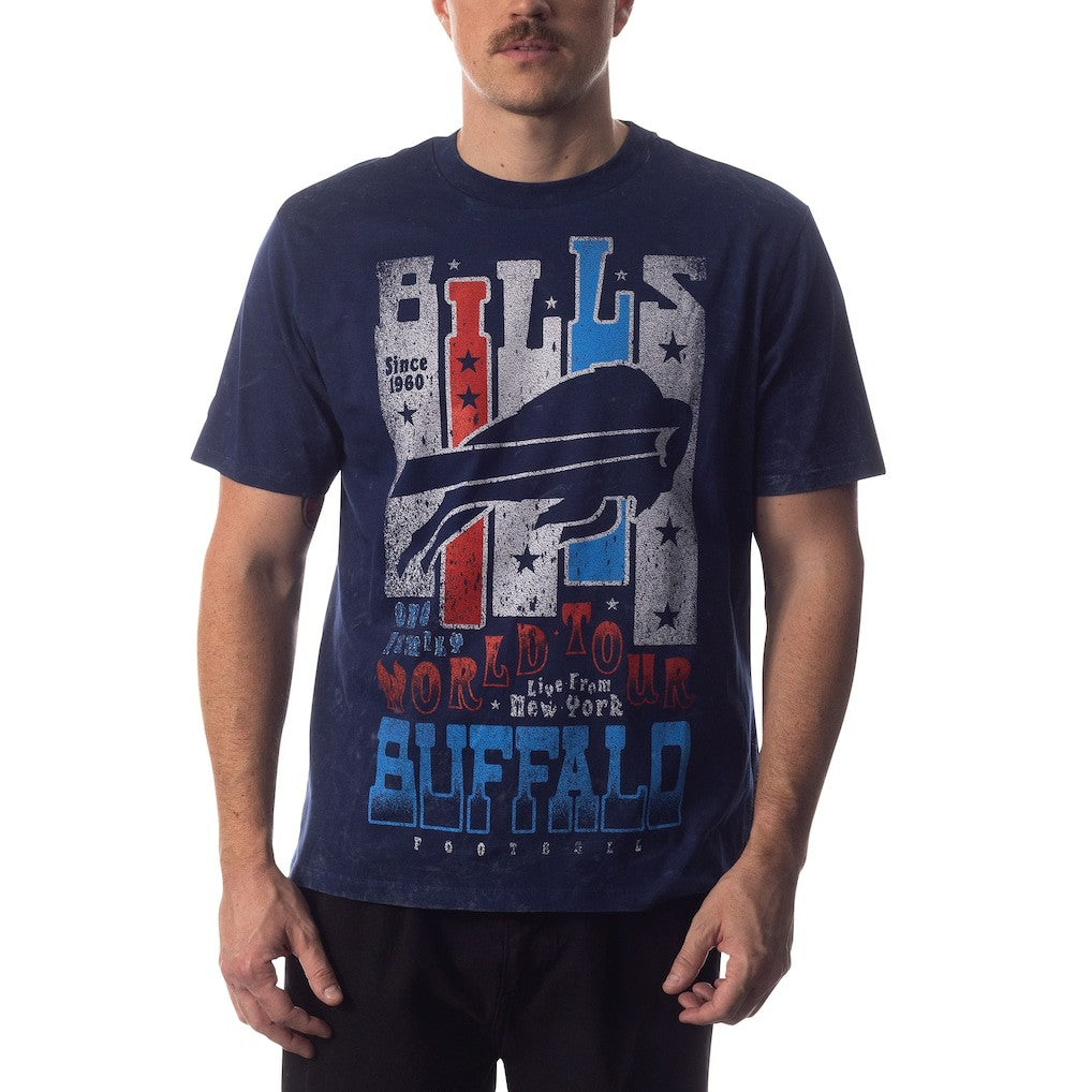 The Wild Collective Unisex Tour Band T-Shirt - Buffalo Bills T-shirts