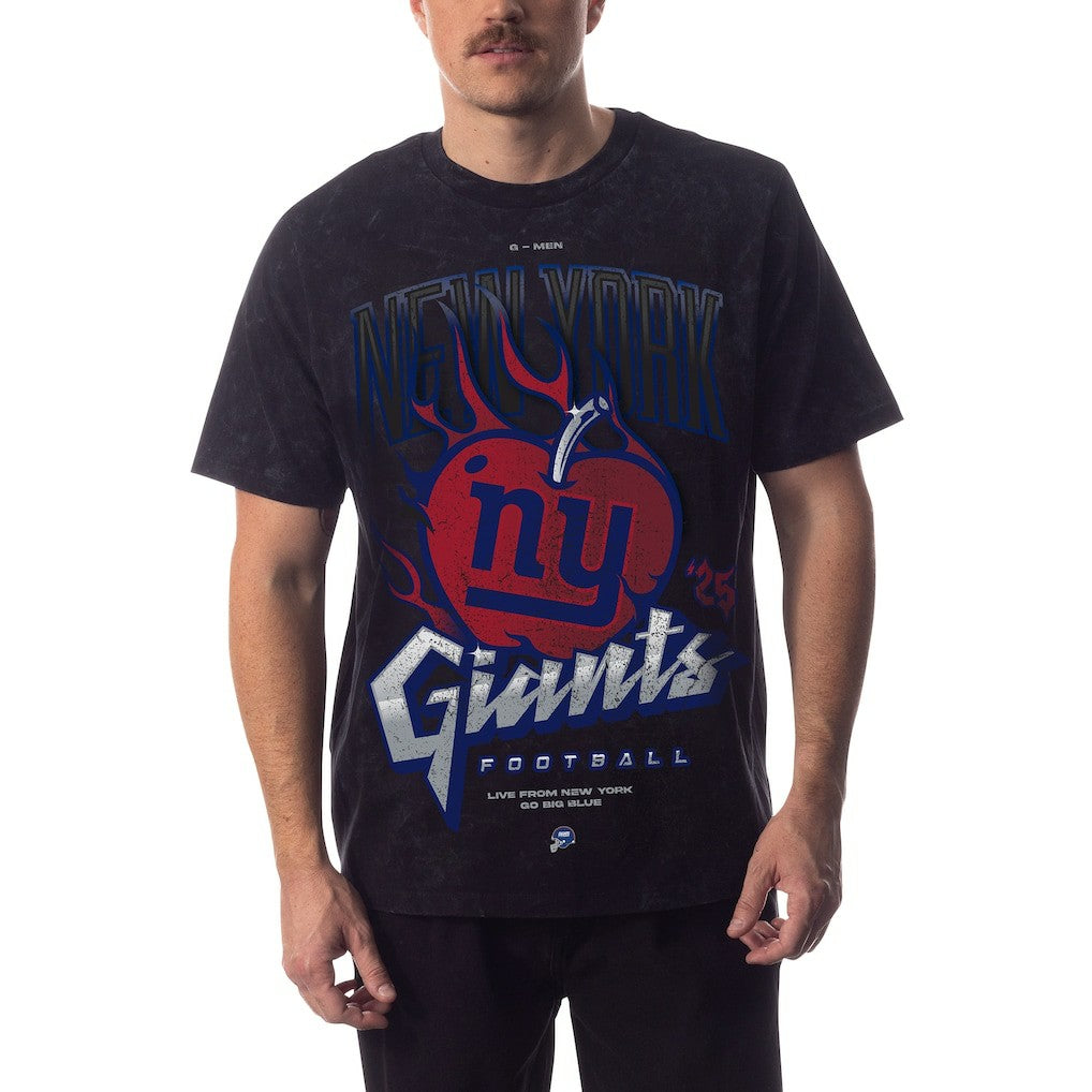 The Wild Collective Unisex Tour Band T-Shirt - New York Giants T-shirts