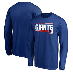 On Side Stripe Long Sleeve T-Shirt - New York Giants T-shirts