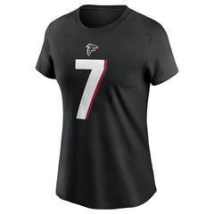 Bijan Robinson  Women's Player Name & Number T-Shirt - Atlanta Falcons T-shirts