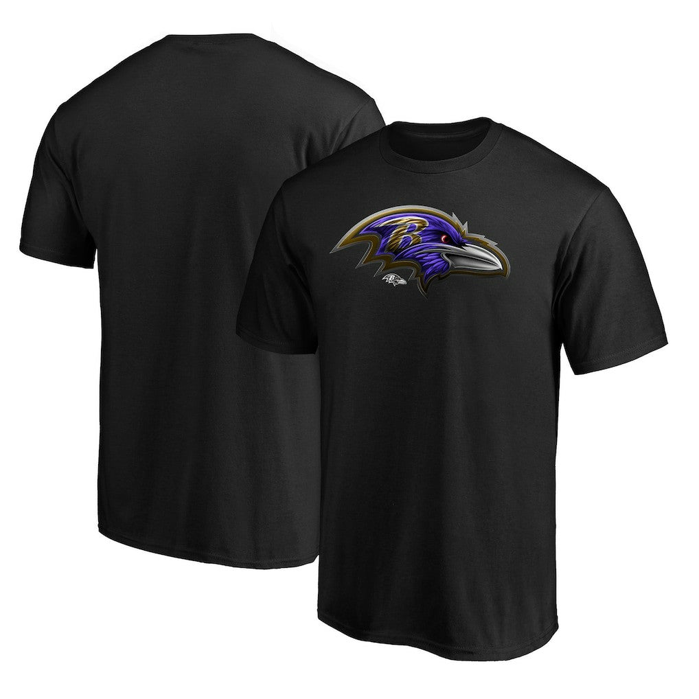 Midnight Mascot Team Logo T-Shirt - Baltimore Ravens T-shirts