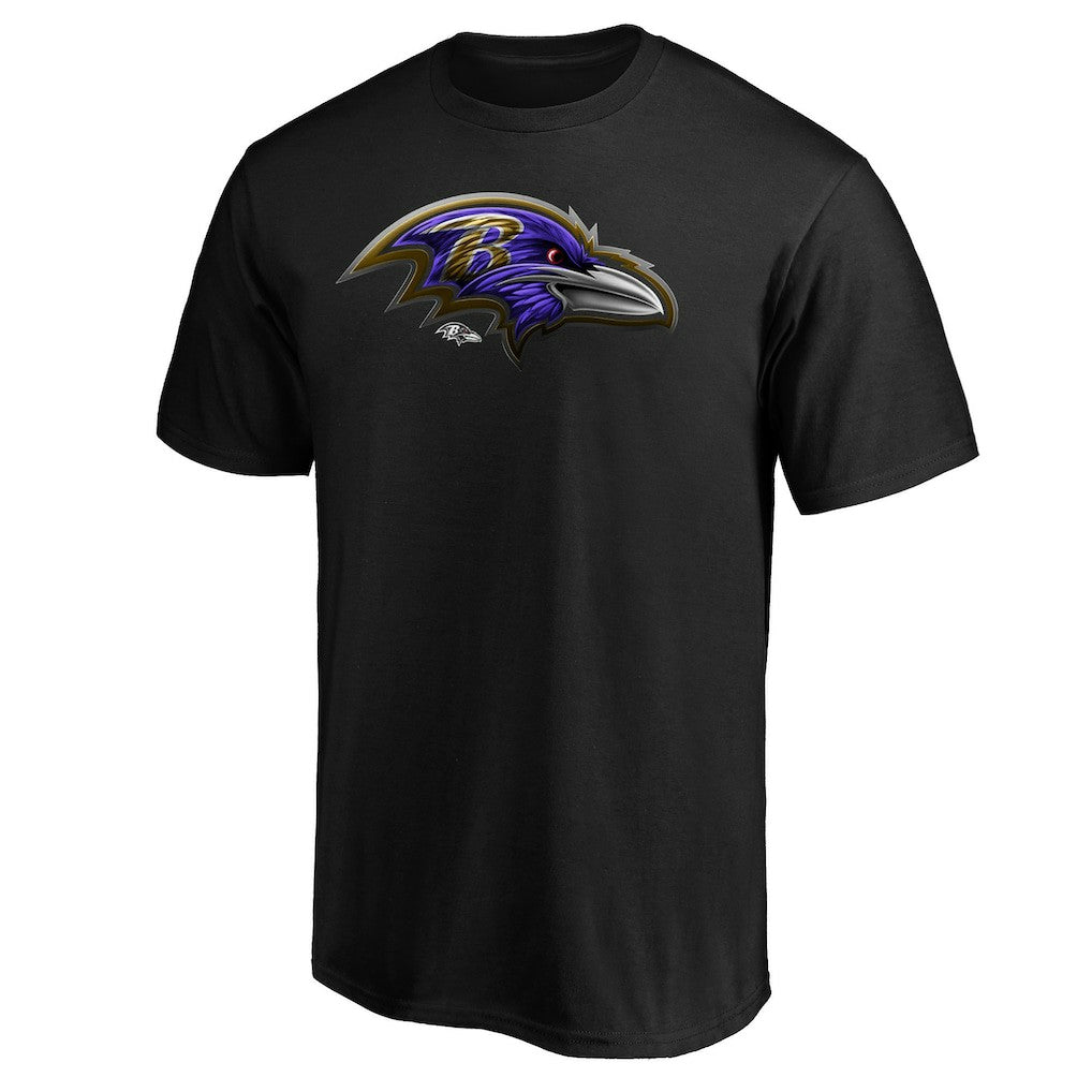 Midnight Mascot Team Logo T-Shirt - Baltimore Ravens T-shirts