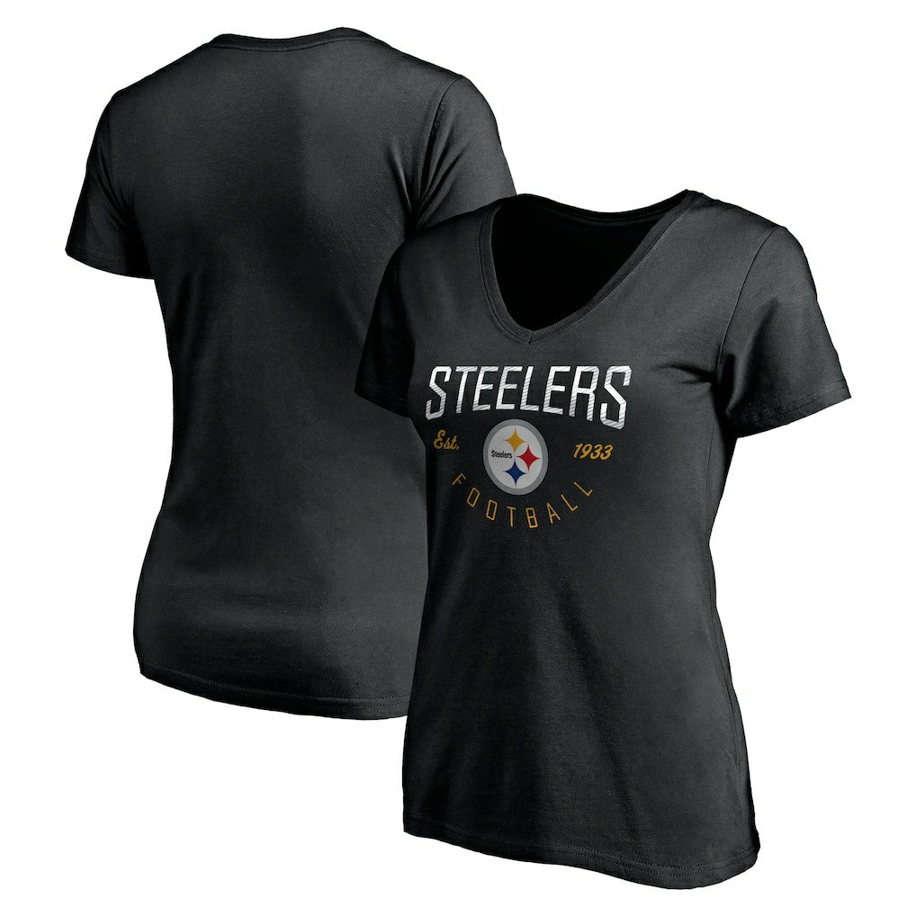Women's Live For It V-Neck T-Shirt - Pittsburgh Steelers T-shirts