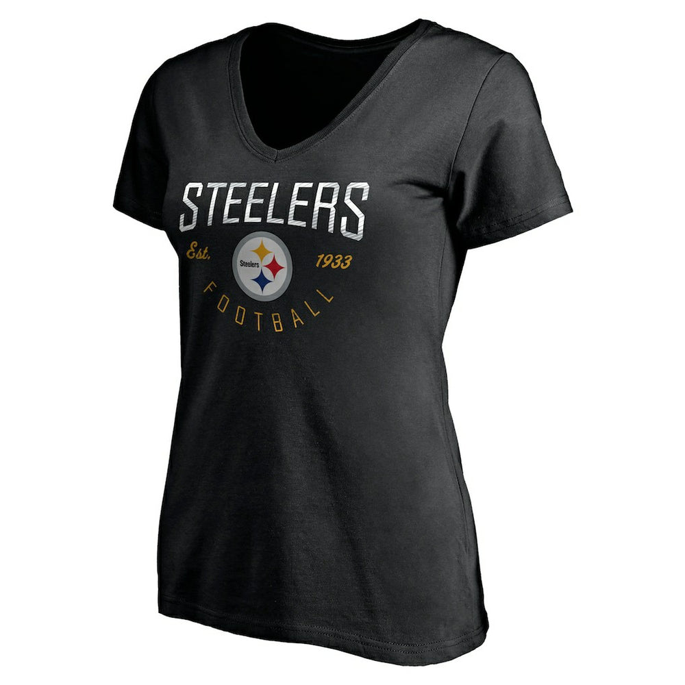 Women's Live For It V-Neck T-Shirt - Pittsburgh Steelers T-shirts