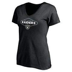 Women's Hometown Collection 1st Down V-Neck T-Shirt - Las Vegas Raiders T-shirts
