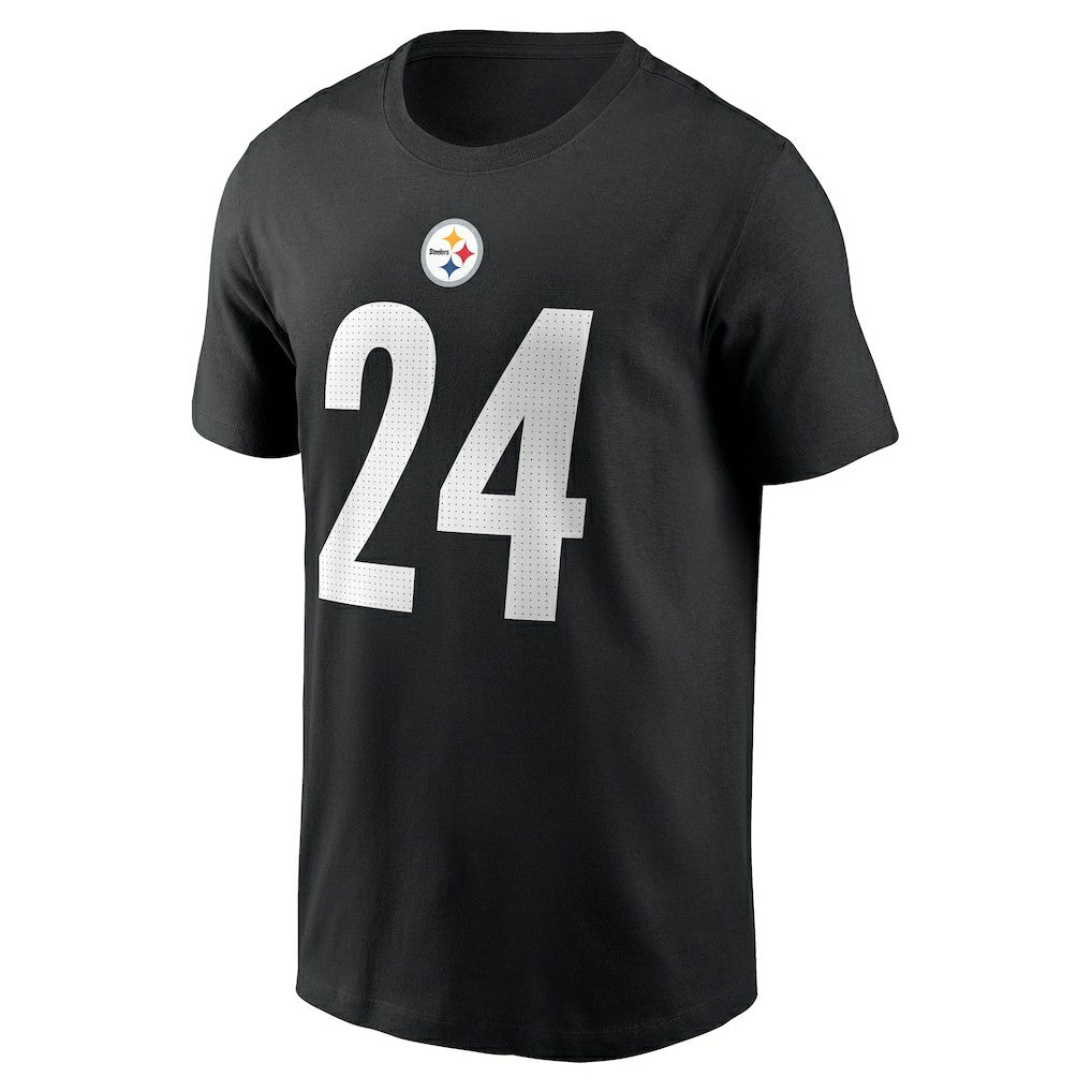 Joey Porter Jr.  Player Name & Number T-Shirt - Pittsburgh Steelers T-shirts