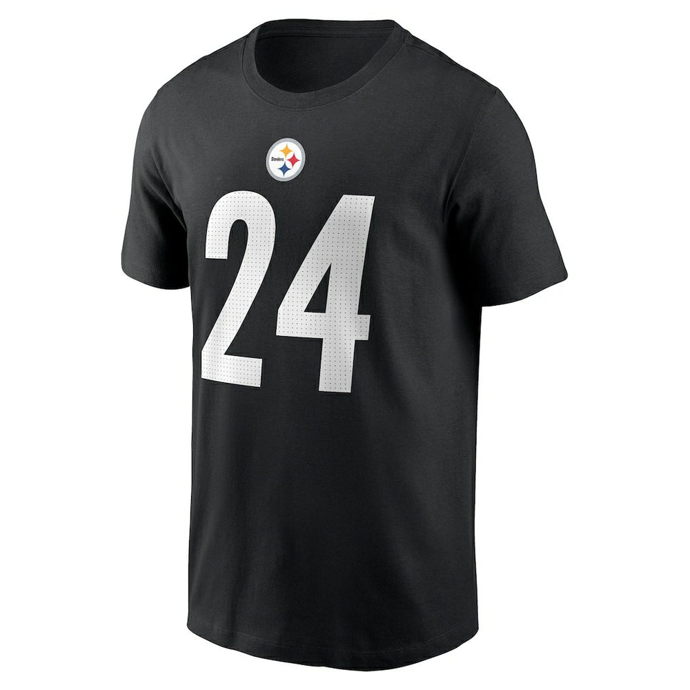 Joey Porter Jr.  Player Name & Number T-Shirt - Pittsburgh Steelers T-shirts