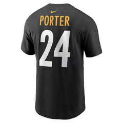 Joey Porter Jr.  Player Name & Number T-Shirt - Pittsburgh Steelers T-shirts